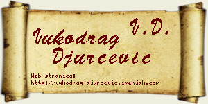 Vukodrag Đurčević vizit kartica